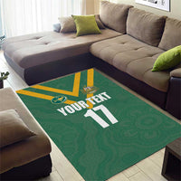 Custom Australia Rugby Area Rug Sporty Style