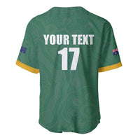 Custom Australia Rugby Baseball Jersey Sporty Style