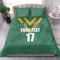 Custom Australia Rugby Bedding Set Sporty Style