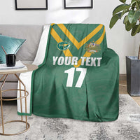 Custom Australia Rugby Blanket Sporty Style