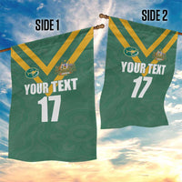 Custom Australia Rugby Garden Flag Sporty Style