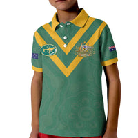 Custom Australia Rugby Kid Polo Shirt Sporty Style
