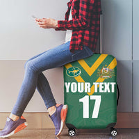Custom Australia Rugby Luggage Cover Sporty Style