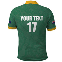 Custom Australia Rugby Polo Shirt Sporty Style