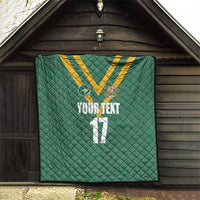 Custom Australia Rugby Quilt Sporty Style