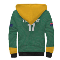 Custom Australia Rugby Sherpa Hoodie Sporty Style