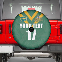 Custom Australia Rugby Spare Tire Cover Sporty Style