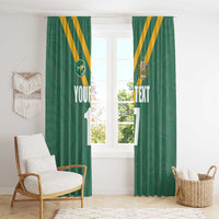 Custom Australia Rugby Window Curtain Sporty Style