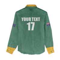 Custom Australia Rugby Women Casual Shirt Sporty Style