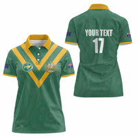 Custom Australia Rugby Women Polo Shirt Sporty Style