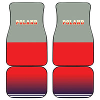 Poland Coat of Arms Car Mats A white and Crowned Eagle