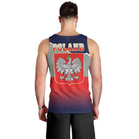 Poland Coat of Arms Men Tank Top A white and Crowned Eagle LT17 - Wonder Print Shop
