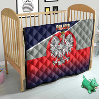 Poland Coat of Arms Quilt A white and Crowned Eagle LT17 - Wonder Print Shop