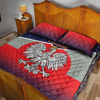 Poland Coat of Arms Quilt Bed Set A white and Crowned Eagle LT17 - Wonder Print Shop