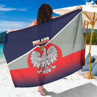 Poland Coat of Arms Sarong A white and Crowned Eagle LT17 - Wonder Print Shop