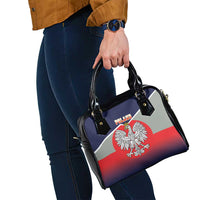 Poland Coat of Arms Shoulder Handbag A white and Crowned Eagle LT17 - Wonder Print Shop