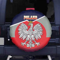Poland Coat of Arms Spare Tire Cover A white and Crowned Eagle LT17 - Wonder Print Shop