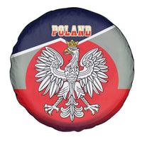 Poland Coat of Arms Spare Tire Cover A white and Crowned Eagle LT17 - Wonder Print Shop