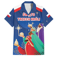 Poland Epiphany Family Matching Off Shoulder Short Dress and Hawaiian Shirt The Three Kings Day - Trzech Kroli