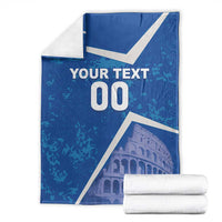Custom Italy Football Blanket With Colosseum