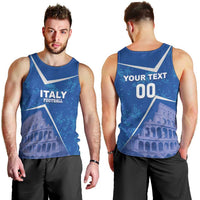 Custom Italy Football Men Tank Top With Colosseum - Wonder Print Shop