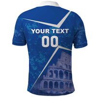 Custom Italy Football Polo Shirt With Colosseum - Wonder Print Shop