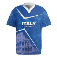 Custom Italy Football Rugby Jersey With Colosseum - Wonder Print Shop