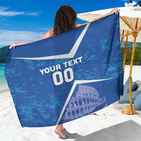 Custom Italy Football Sarong With Colosseum - Wonder Print Shop