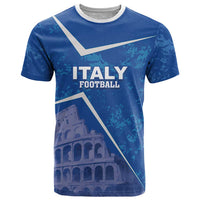 Custom Italy Football T Shirt With Colosseum - Wonder Print Shop