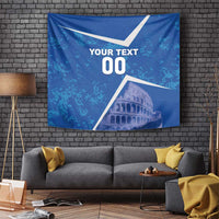 Custom Italy Football Tapestry With Colosseum - Wonder Print Shop