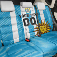 Custom Uruguay Football Back Car Seat Cover Sol De May - Wonder Print Shop