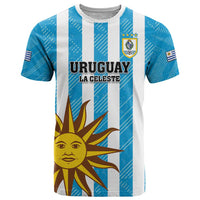 Custom Uruguay Football T Shirt Sol De May - Wonder Print Shop