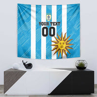 Custom Uruguay Football Tapestry Sol De May - Wonder Print Shop