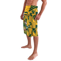 Custom South Africa Rugby Lavalava Springboks With Protea Cynaroides - Wonder Print Shop
