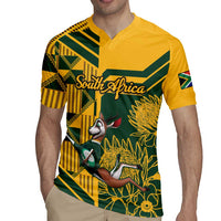 Custom South Africa Rugby Rugby Jersey Springboks With Protea Cynaroides - Wonder Print Shop