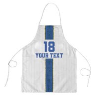 Custom Finland Football Apron Suomi Champion Sami Pattern - Wonder Print Shop