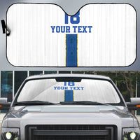 Custom Finland Football Auto Sun Shade Suomi Champion Sami Pattern - Wonder Print Shop