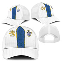Finland Football Baseball Net Cap Suomi Champion Sami Pattern - Wonder Print Shop