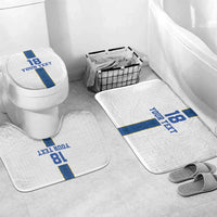 Custom Finland Football Bathroom Set Suomi Champion Sami Pattern - Wonder Print Shop