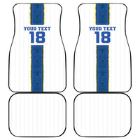 Custom Finland Football Car Mats Suomi Champion Sami Pattern - Wonder Print Shop