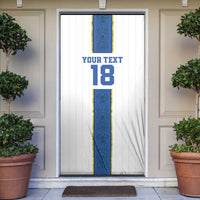 Custom Finland Football Door Cover Suomi Champion Sami Pattern - Wonder Print Shop