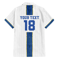 Custom Finland Football Family Matching Puletasi and Hawaiian Shirt Suomi Champion Sami Pattern - Wonder Print Shop