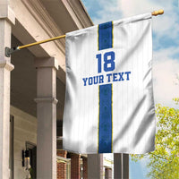 Custom Finland Football Garden Flag Suomi Champion Sami Pattern - Wonder Print Shop