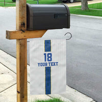 Custom Finland Football Garden Flag Suomi Champion Sami Pattern - Wonder Print Shop