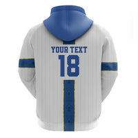 Custom Finland Football Hoodie Suomi Champion Sami Pattern - Wonder Print Shop