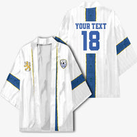 Custom Finland Football Kimono Suomi Champion Sami Pattern - Wonder Print Shop