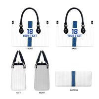 Custom Finland Football Leather Bag Suomi Champion Sami Pattern - Wonder Print Shop