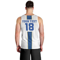 Custom Finland Football Men Tank Top Suomi Champion Sami Pattern - Wonder Print Shop