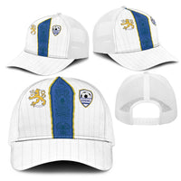 Finland Football Mesh Trucker Cap Suomi Champion Sami Pattern - Wonder Print Shop