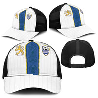 Finland Football Mesh Trucker Cap Suomi Champion Sami Pattern - Wonder Print Shop